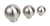 Möbelknopf - Kugel mit Sockel Edelstahl in 3 Durchmessern ab 3,50€/Stück