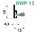 Bürstendichtung BWP13 mm x 2 m = 11,75 Euro/m