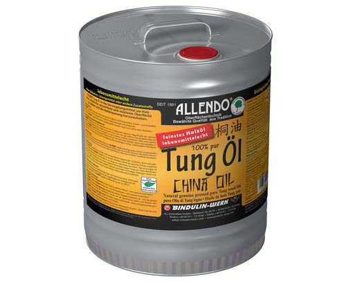 Allendo Tung Öl farblos 10 Liter = 23,39 Euro/L China Oil Tung-Öl Holz-Öl