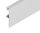 HELM Blende Alu edelstahl-effekt 240 cm Art. 006069 zum Aufklipsen für Holztür