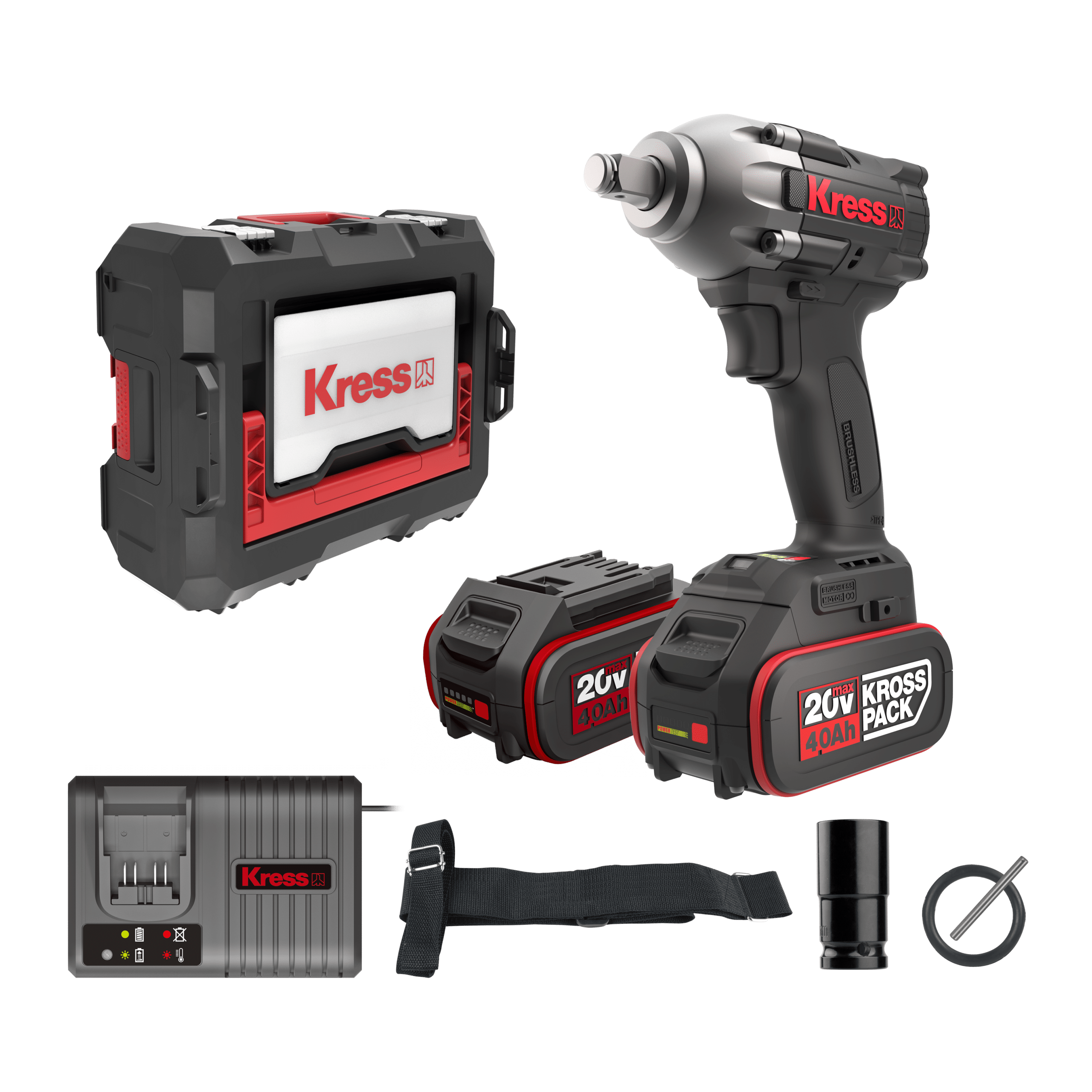 Kress 20V Schlagschrauber Set 300Nm KUB30.2