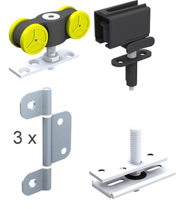 MANTION Beschlagsset Tango 42 Set für 1 Tür