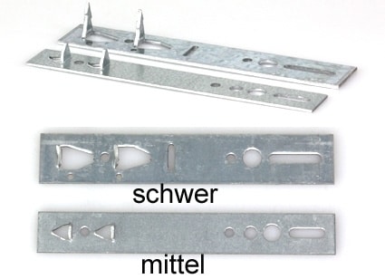 Hessenkralle 140 x 25 x 2,0 mm verzinkt