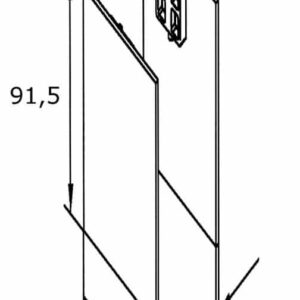 Helm Abdeckkappen für Glastürblende 6079 – Bild 2