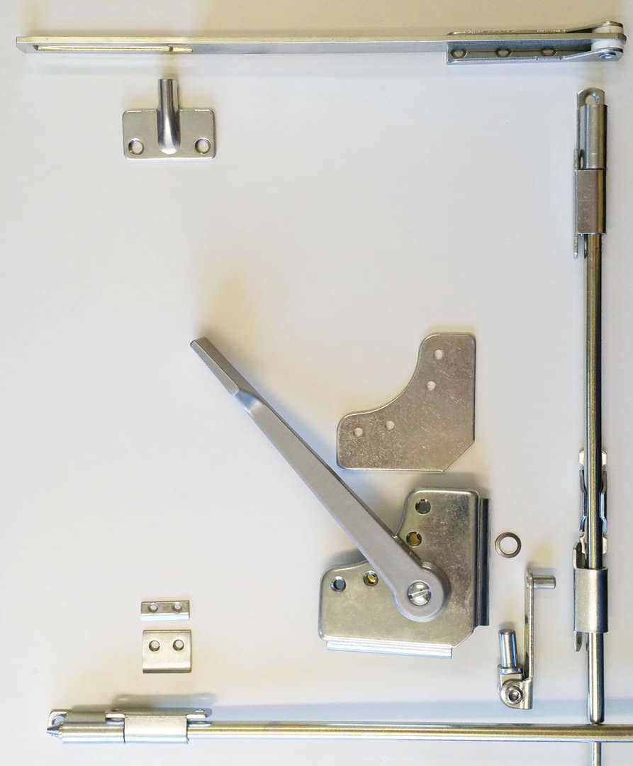 GSG Dreh-Kipp-Beschlag DK17M Mini silber