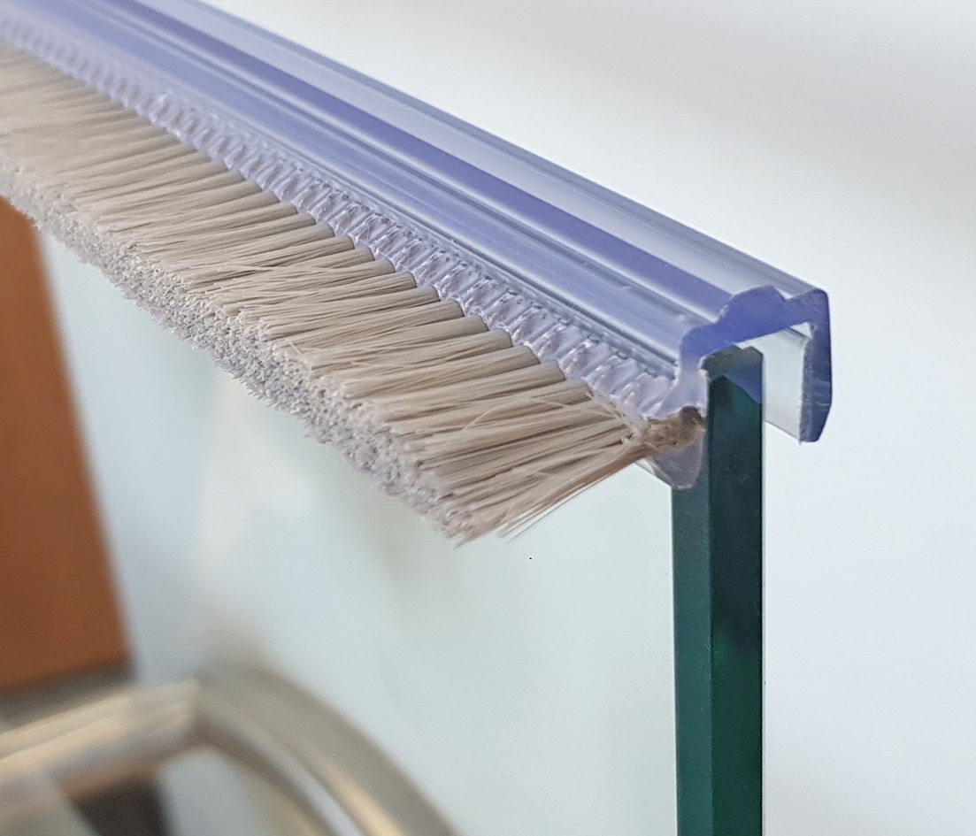 Glastürdichtung Glastürprofil GDP8-15 100 cm