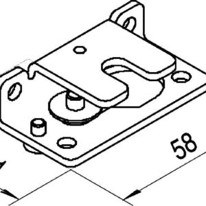 HELM 73ME-240S1 Schiebetürbeschlag 240 cm in Wand mit SmartStop für Türbreite bis 120 cm – Bild 7