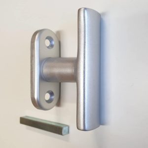 Fenstergriff Vollolive, T-Griff, ALU F1 eloxiert