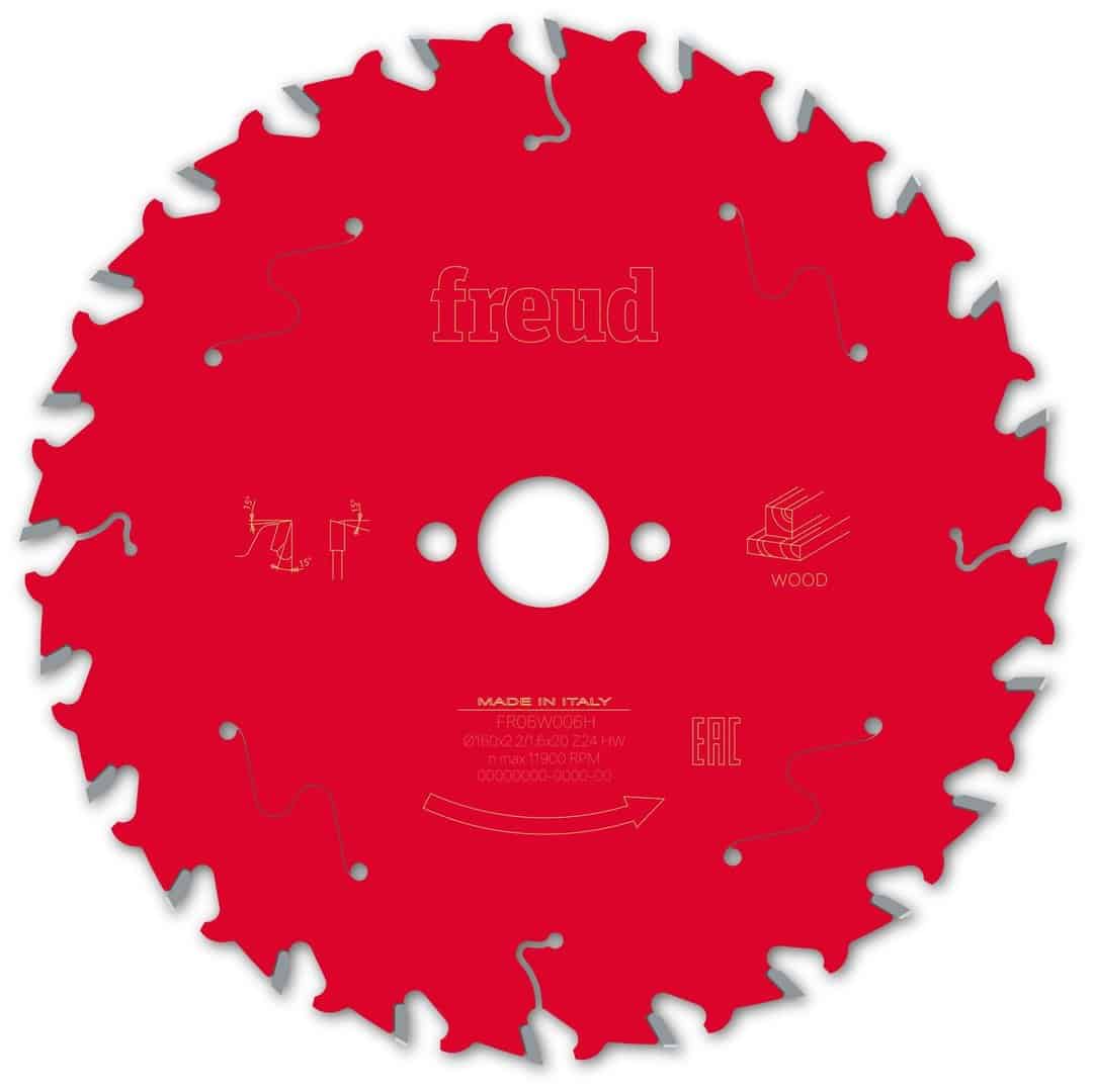 Kreissägeblatt für Holz – D160_B2.2_b1.6_d20 Z24 15°