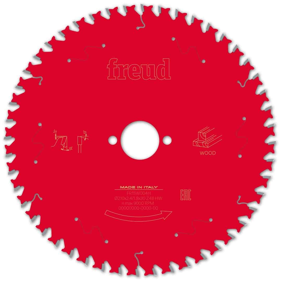 Kreissägeblatt für Holz – D210_B2.4_b1.8_d30 Z48 10°