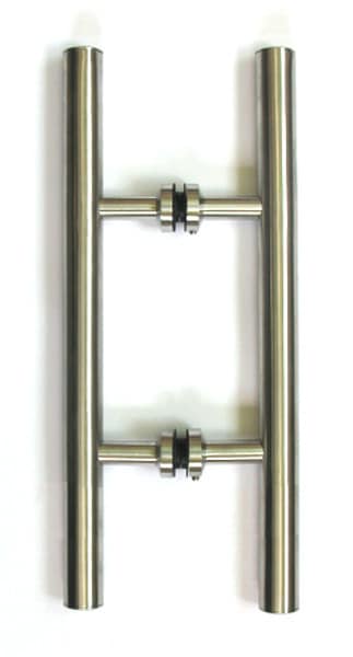 Stoßgriffpaar Ganzglastür 350 mm