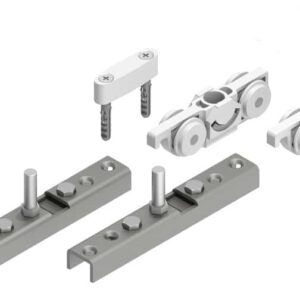 HELM 73ME-240S1 Schiebetürbeschlag 240 cm in Wand mit SmartStop für Türbreite bis 120 cm – Bild 8