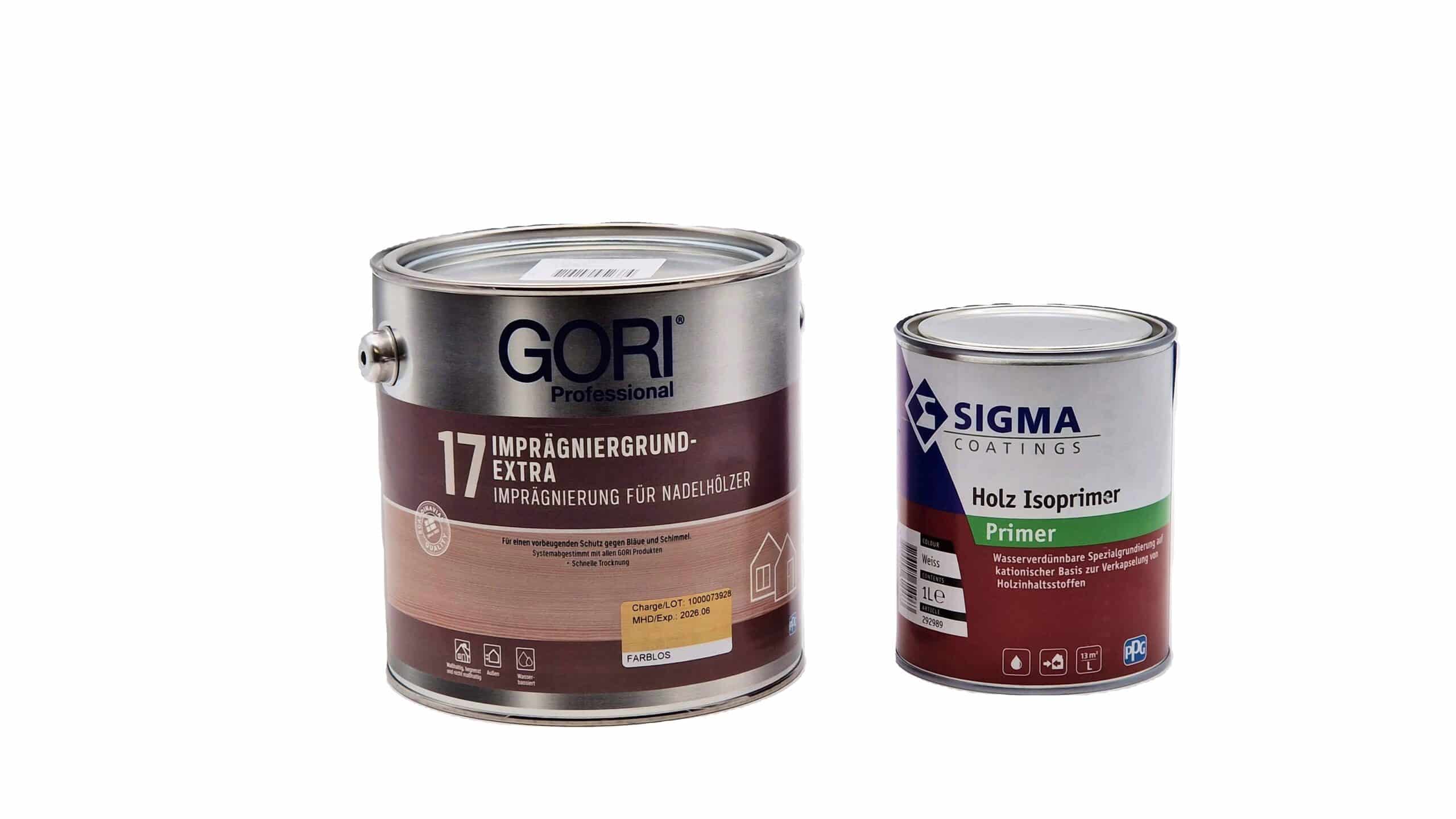 Imprägnierung & Grundierungen – schützende und vorbereitende Behandlungen für Holz- und Metalloberflächen.