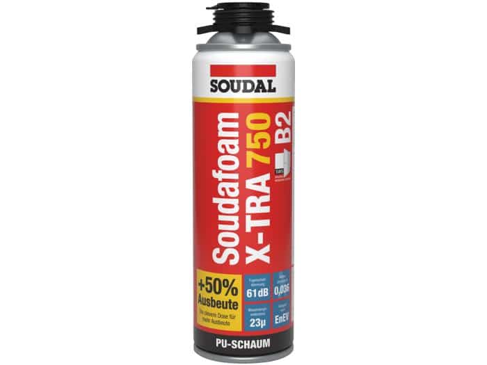 SOUDAL Pistolenschaum Soudafoam X-TRA 750 – 500ml