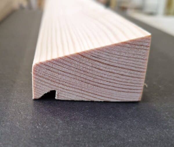 Holz Wasserschenkel Wetterschenkel 30 x 45 mm Kiefer und Eiche – Bild 2