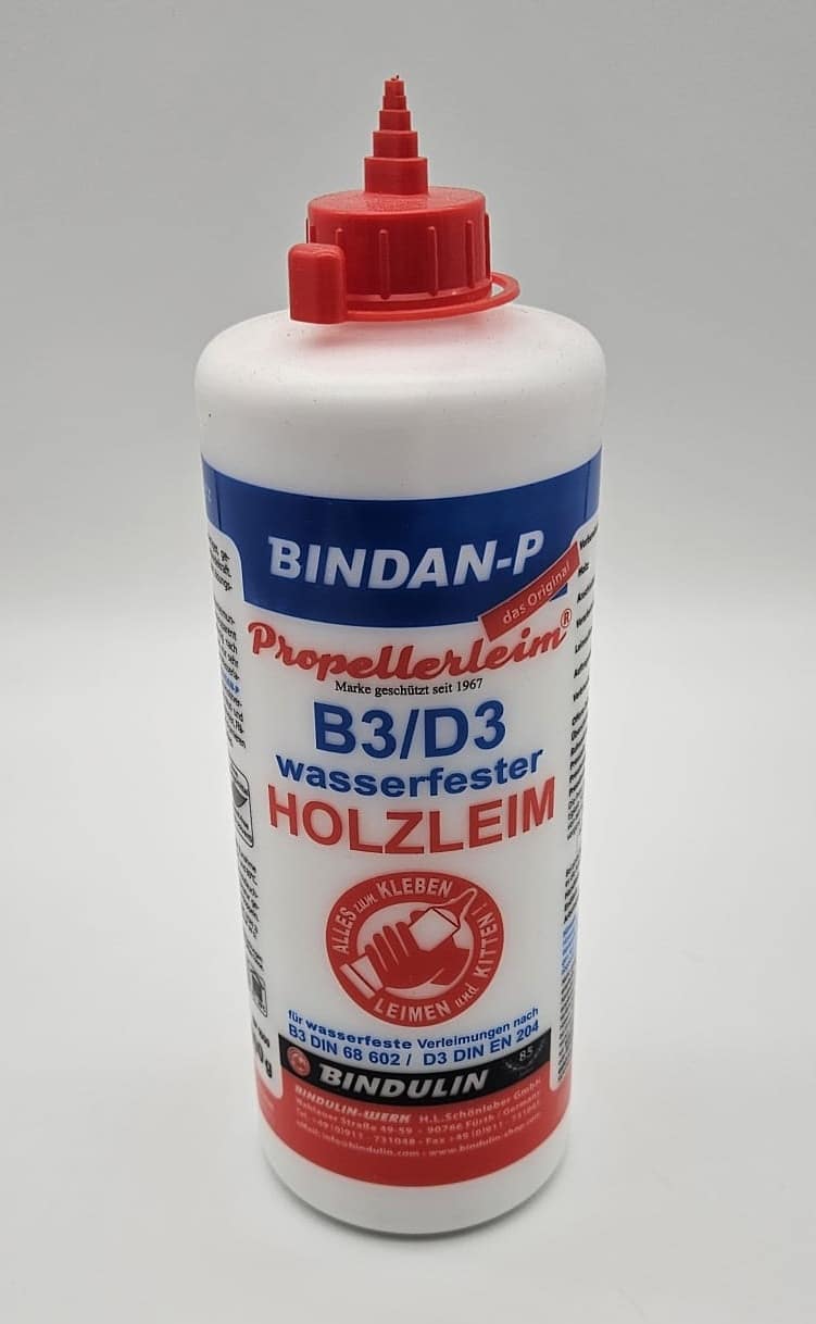 BINDAN-P Propellerleim – das Original 1.0 kg Flasche B3 / D3