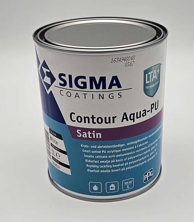 SIGMA Contour Aqua-PU 1,0 Liter Sonderfarbton nach NCS/RAL