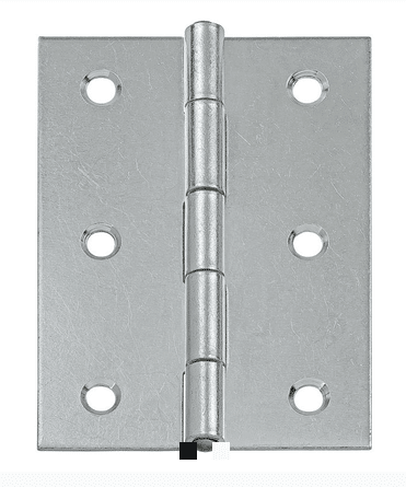 DIN-Scharnier halbbreit 50×39 mm verzinkt